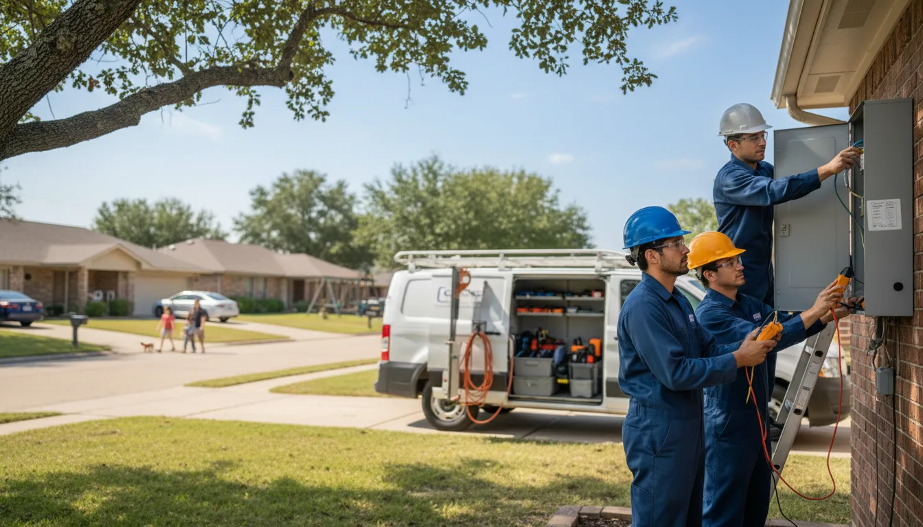 Certified electrician providing emergency electrical services in Wadesville, IN